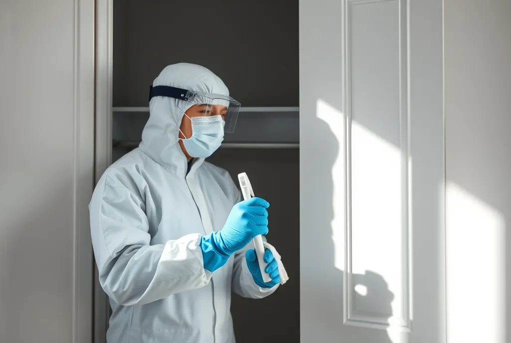 Limpieza de sangre y fluidos en baños y cocinas: juntas, silicona y desagüe