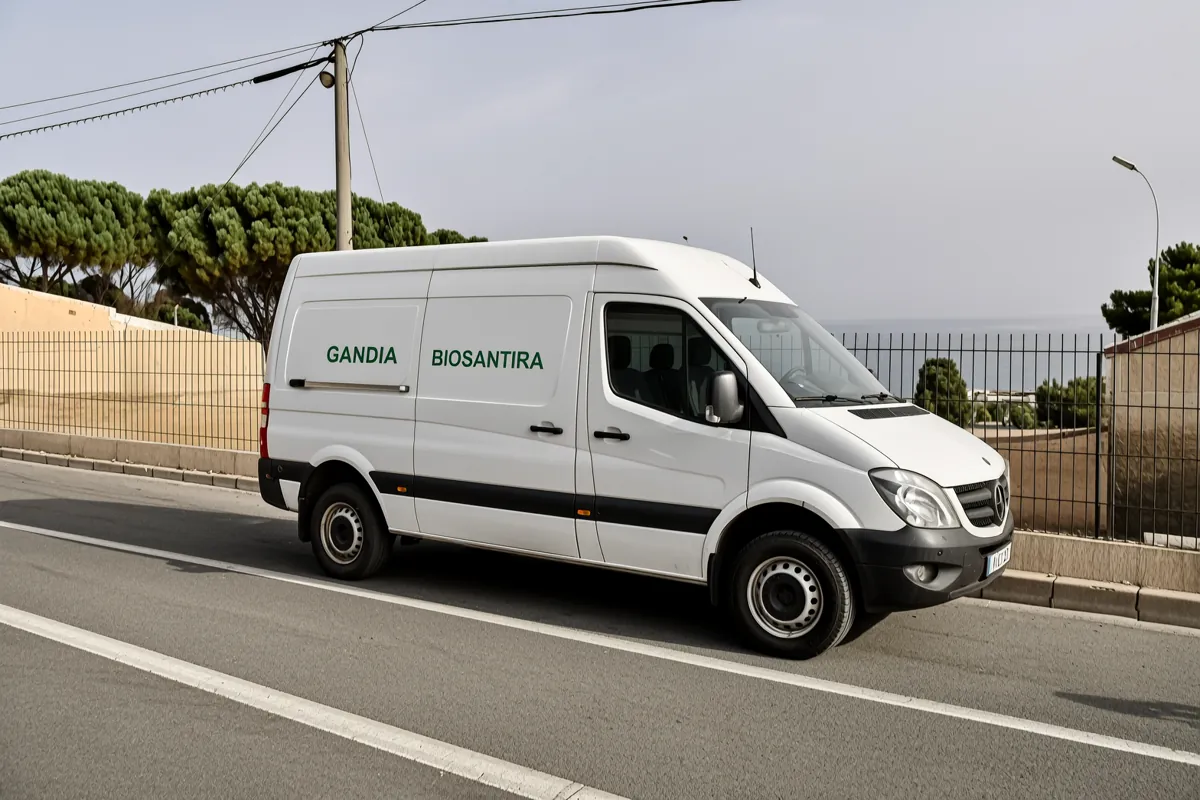 Vehículo de trabajo en Gandia